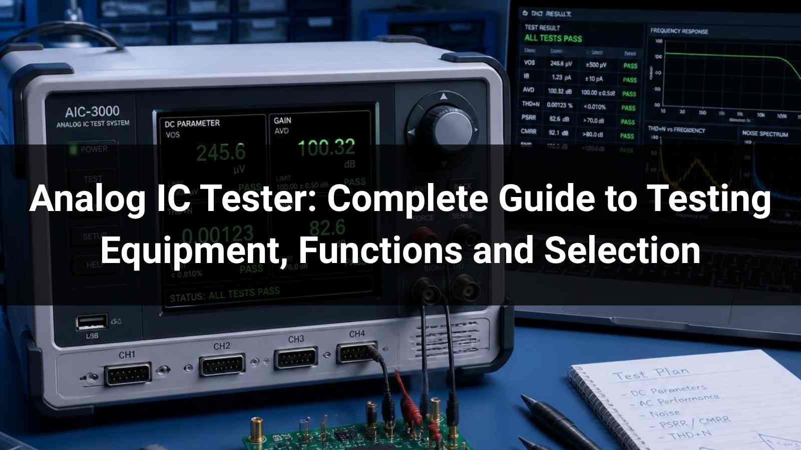 Analog IC Tester: Complete Guide to Testing Equipment, Functions and Selection